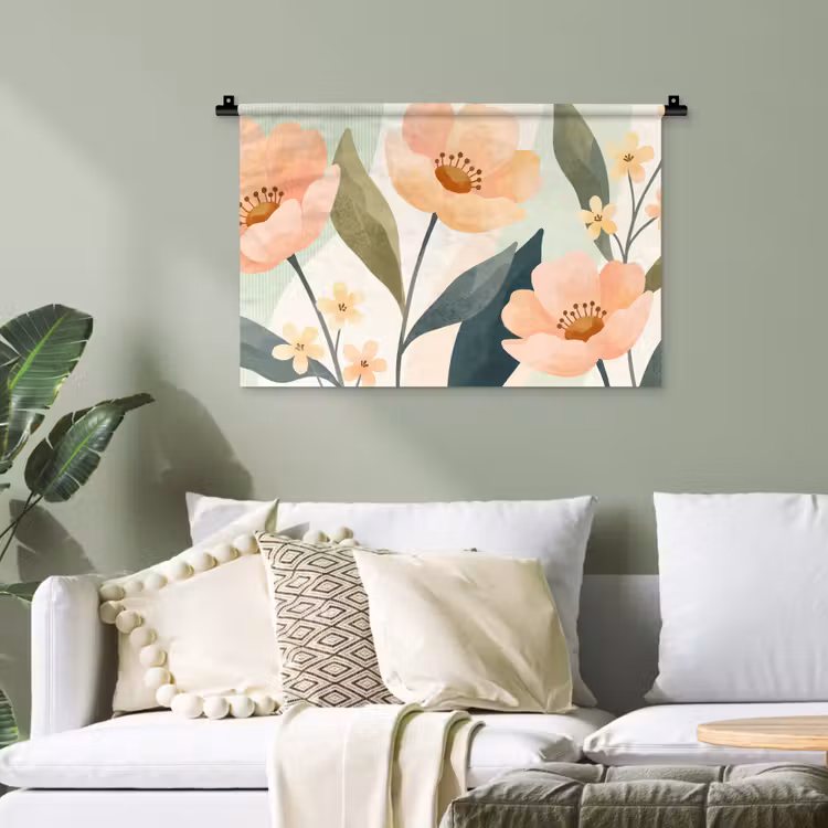 Wandteppich - Blumen – Natur – Abstrakt — 4
