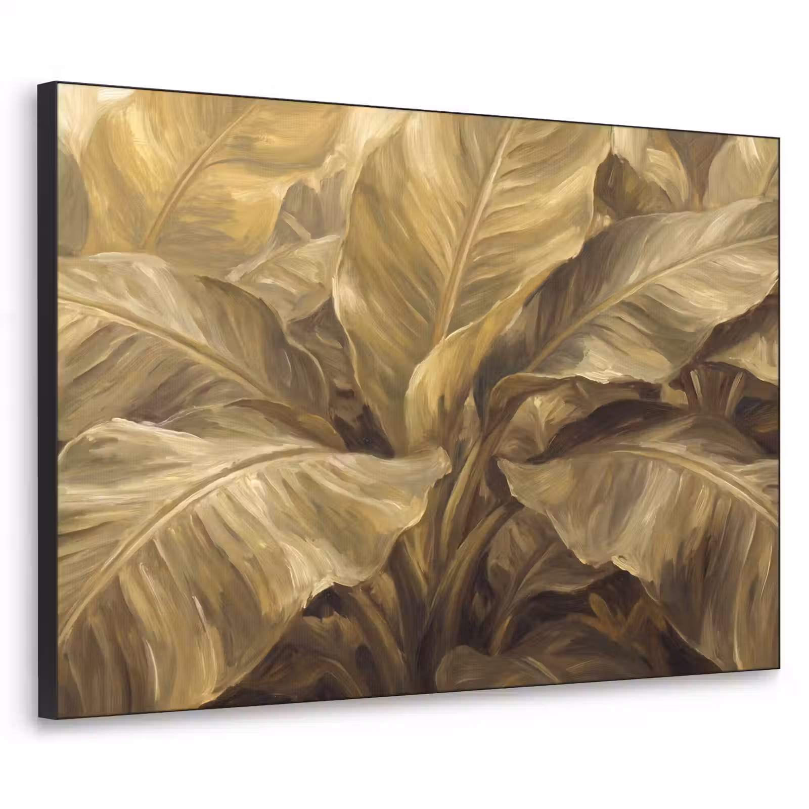 Art Frame - Blätter – Tropisch – Gold — 1