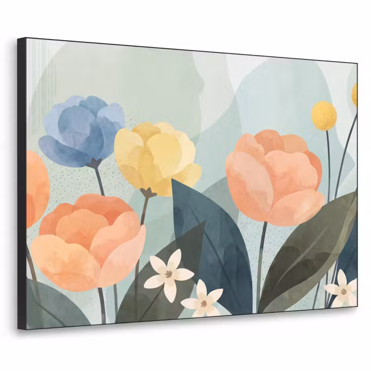 Art Frame - Blumen – Abstrakt – Farbenfroh — 1