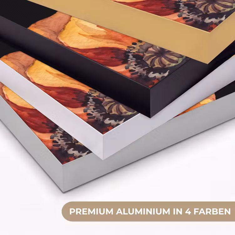 Art Frame - Blumen – Aquarell – Schwarz — 5
