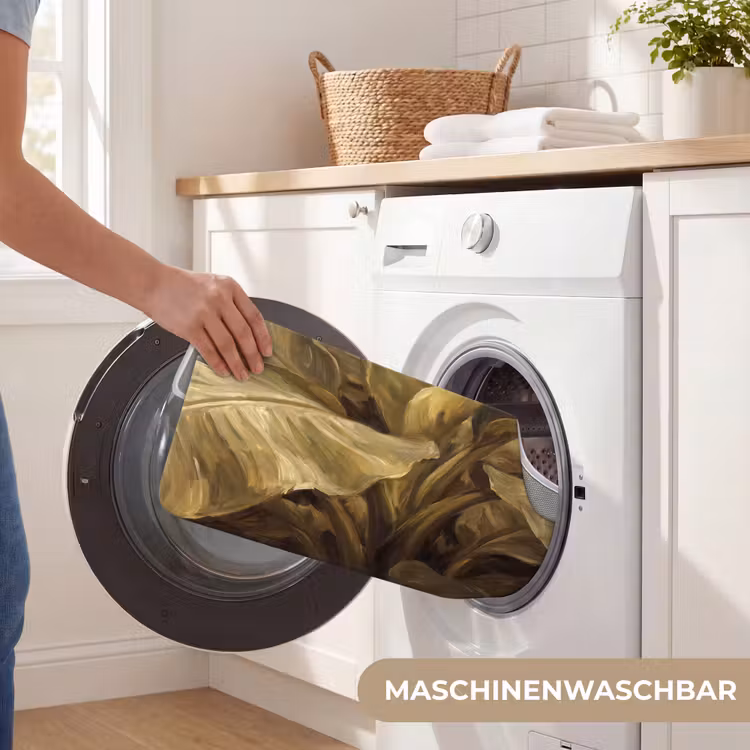 WC Vorleger - Blätter – Tropisch – Gold — 7