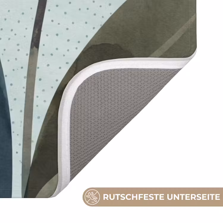 WC Vorleger - Blumen – Abstrakt – Farbenfroh — 3