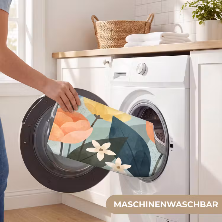 WC Vorleger - Blumen – Abstrakt – Farbenfroh — 7