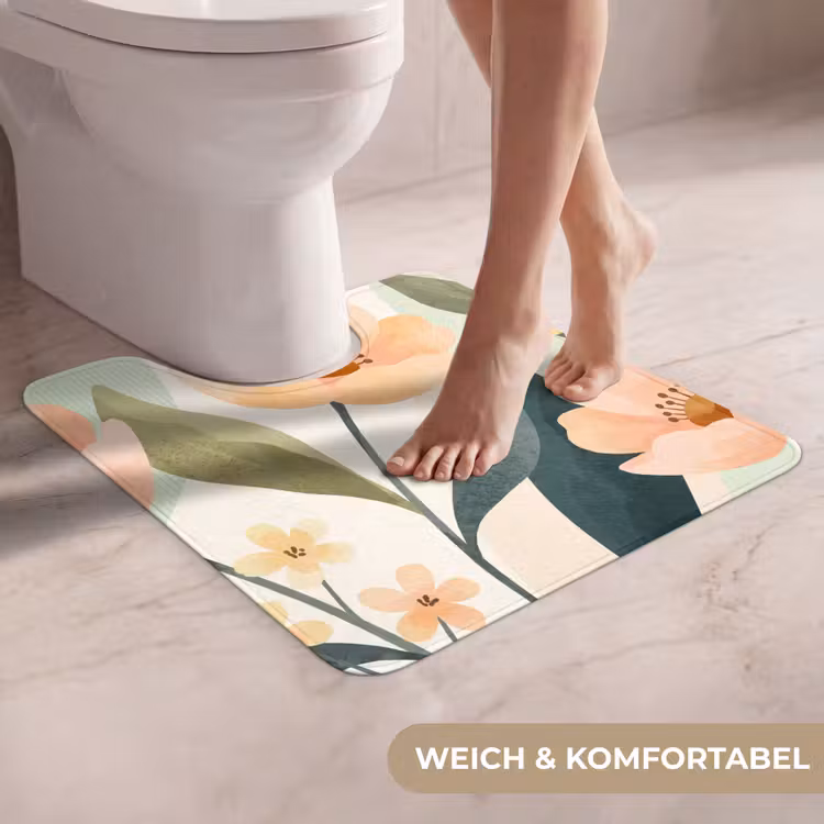WC Vorleger - Blumen – Natur – Abstrakt — 5