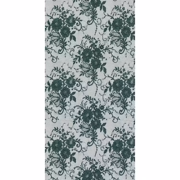 Tapete - Spitze – Blumen – Grün — 2