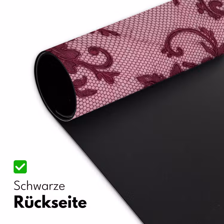 Schreibtischunterlage - Bordeauxrotes Spitzenmuster — 2