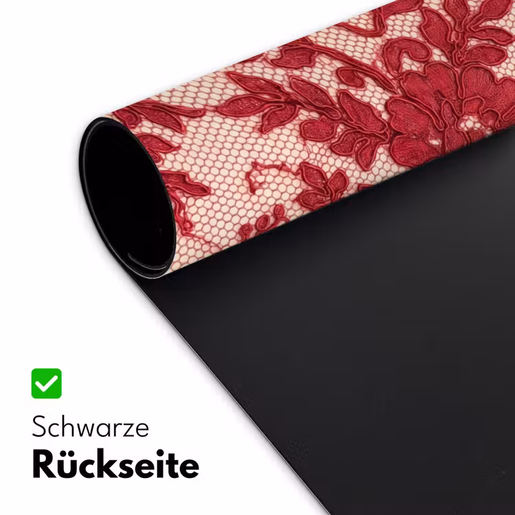 Schreibtischunterlage - Rote Spitze – Blumen — 2