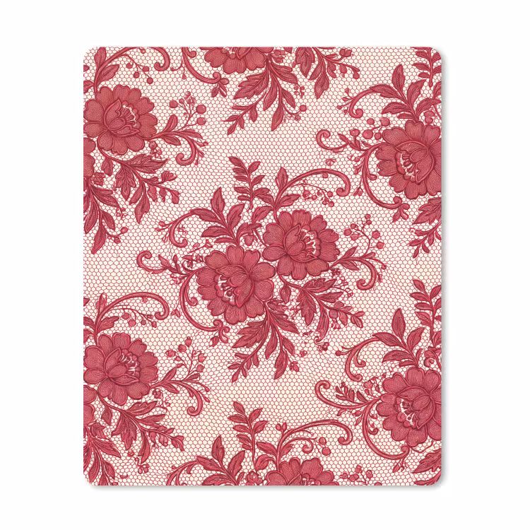 Mauspad - Rote Spitze – Blumen — 1