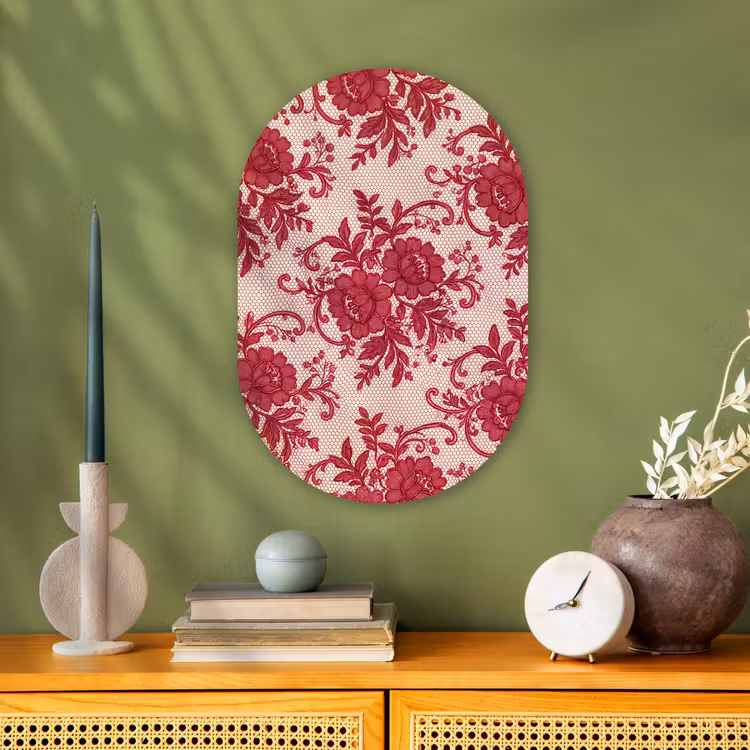 Forexbild Oval - Rote Spitze – Blumen — 3