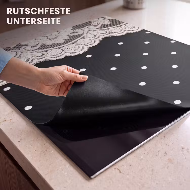 Herdabdeckplatte - Weiße Spitze – Schnittmuster — 9