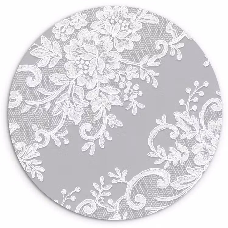 Forexbild Rund - Spitze – Blume – Muster — 1