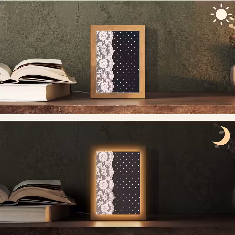 Personalisierte Lightbox - Weiße Spitze – Schnittmuster — 5