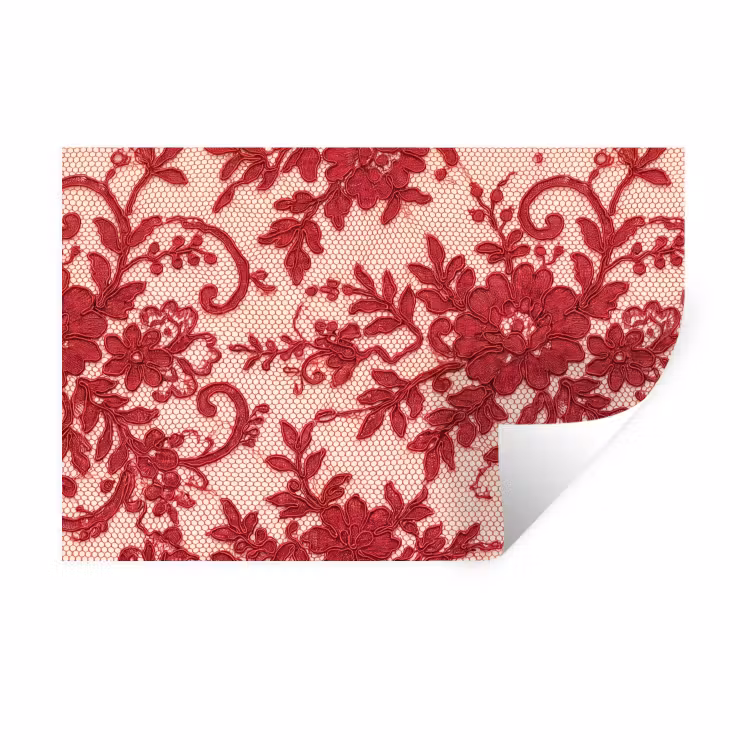 Wandtattoo – Rote Spitze – Blumen — 1