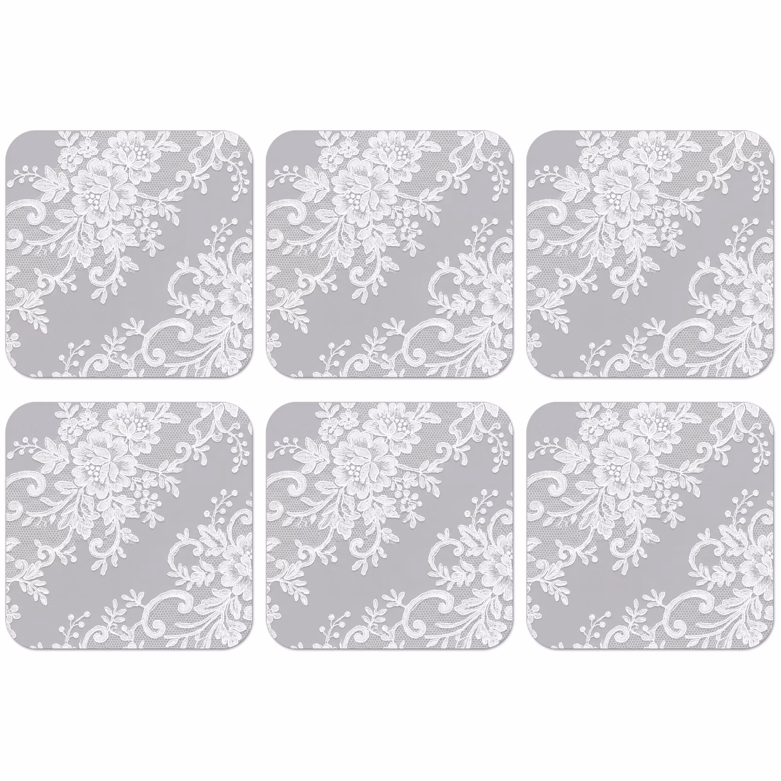 Untersetzer - Spitze – Blume – Muster — 1