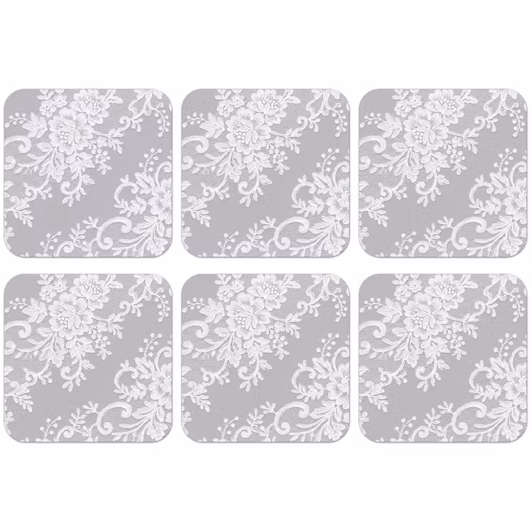 Untersetzer - Spitze – Blume – Muster — 1