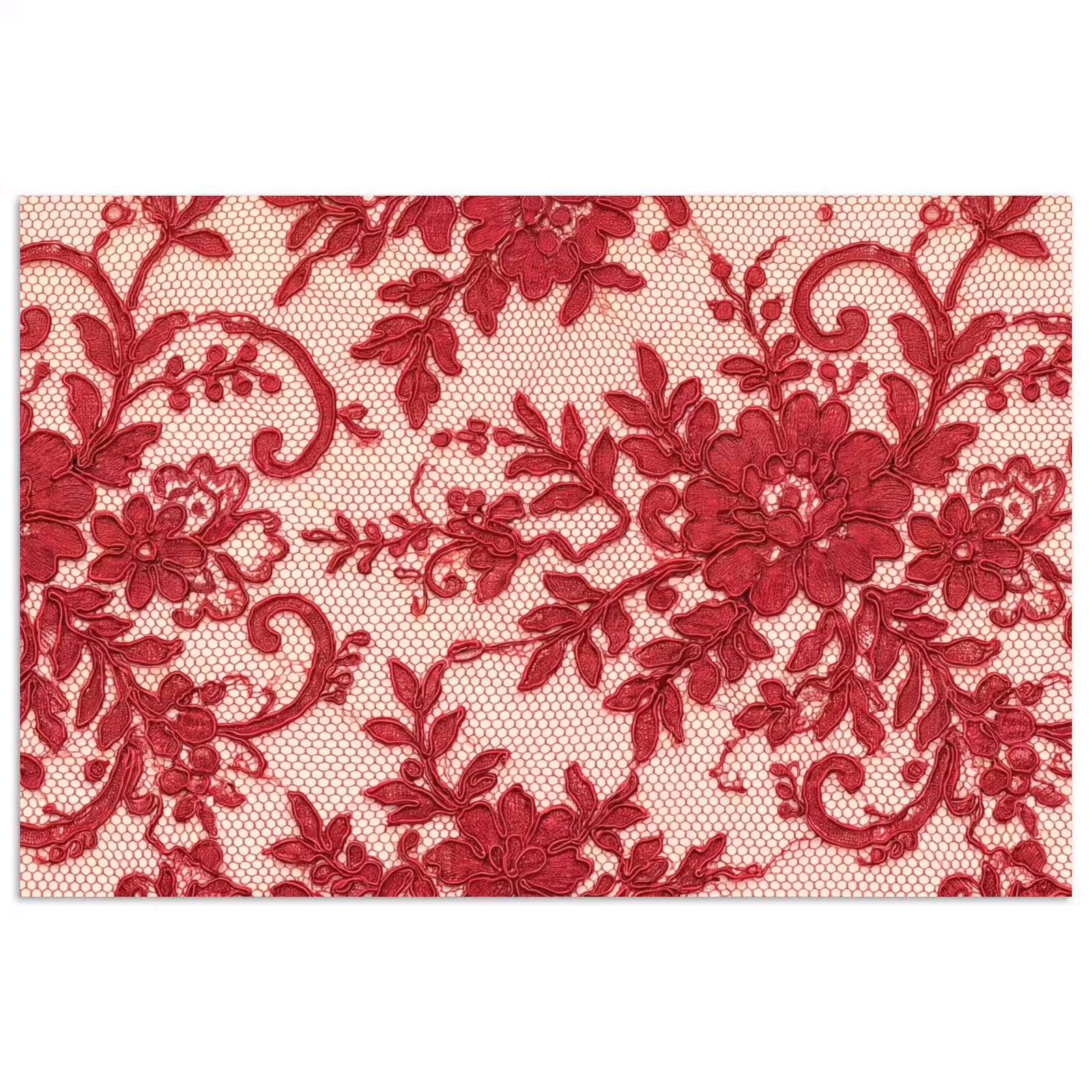 Poster - Rote Spitze – Blumen — 1