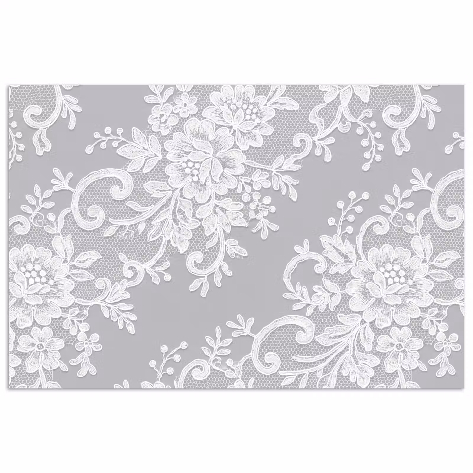 Poster - Spitze – Blume – Muster — 1