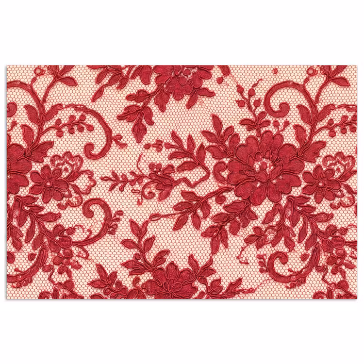Poster - Rote Spitze – Blumen — 1