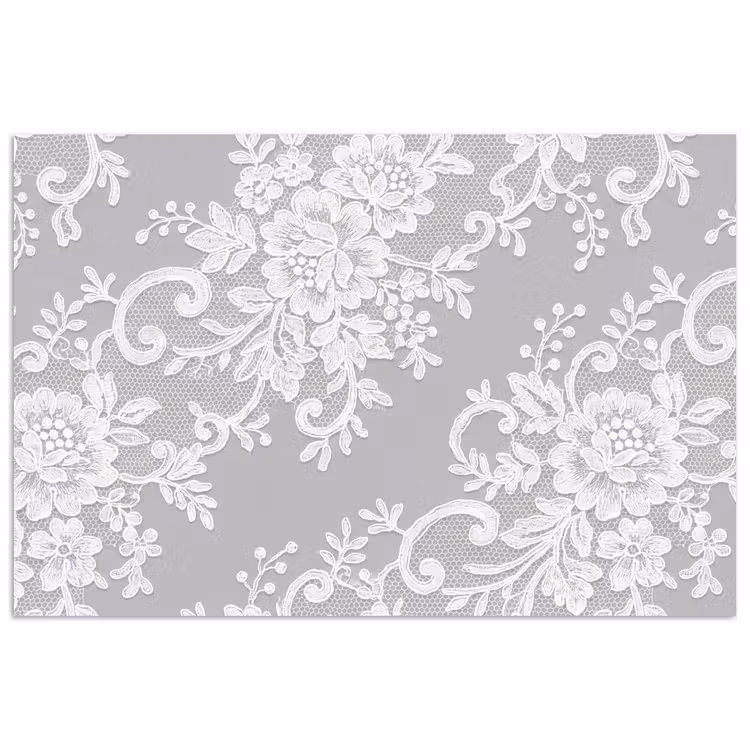 Poster - Spitze – Blume – Muster — 1
