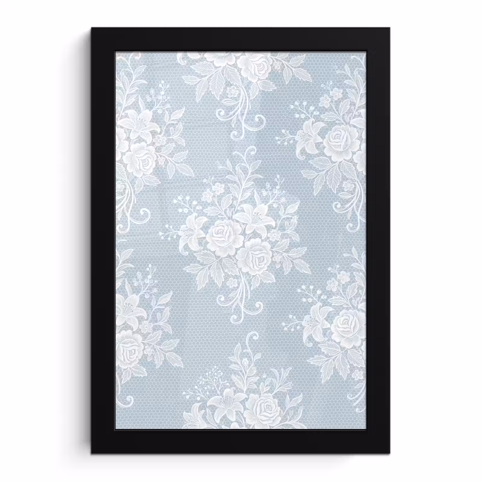 Bilder mit Rahmen - Weiß – Spitze – Vintage — 1
