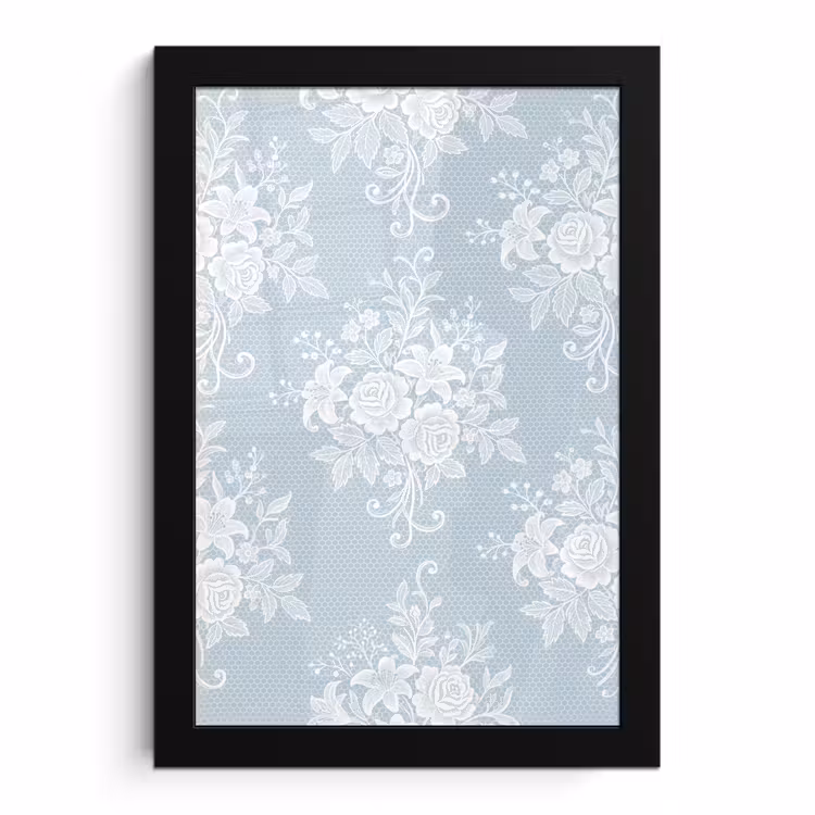 Bilder mit Rahmen - Weiß – Spitze – Vintage — 1