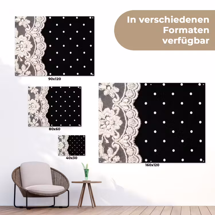 Gartenposter - Weiße Spitze – Schnittmuster — 6