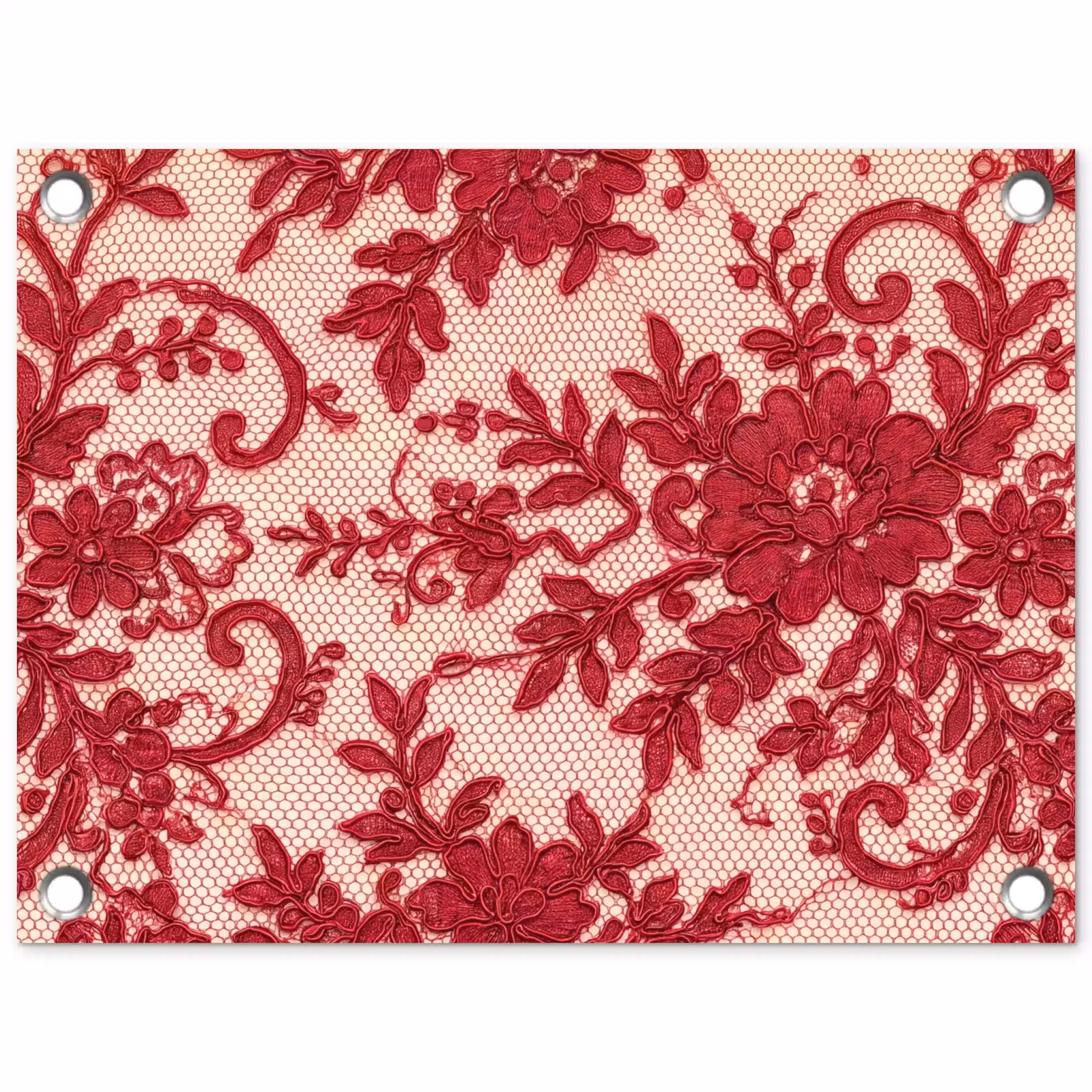 Gartenposter - Rote Spitze – Blumen — 1