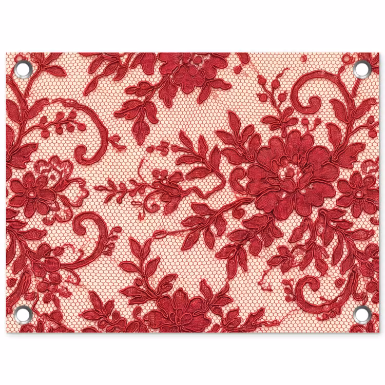 Gartenposter - Rote Spitze – Blumen — 1