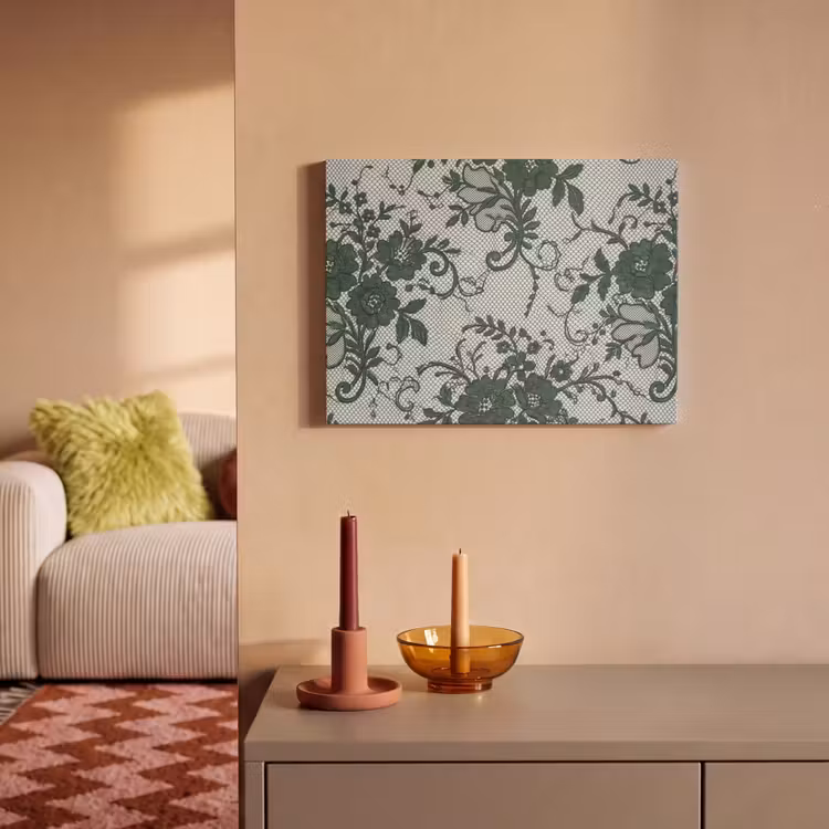 Akustikbild - Spitze – Blumen – Grün — 2