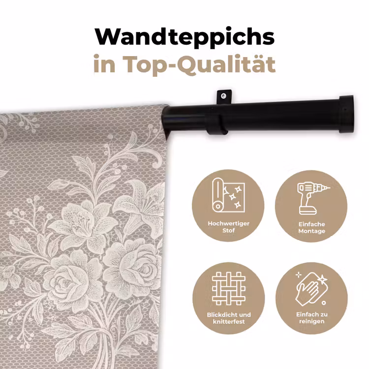 Wandteppich - Spitze – Textur – Licht — 7
