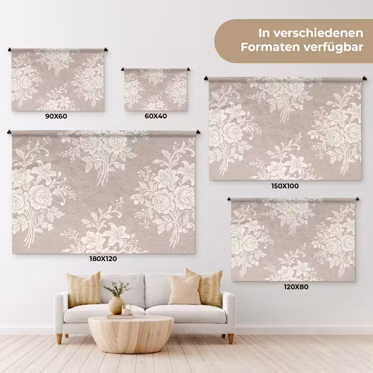Wandteppich - Spitze – Textur – Licht — 8