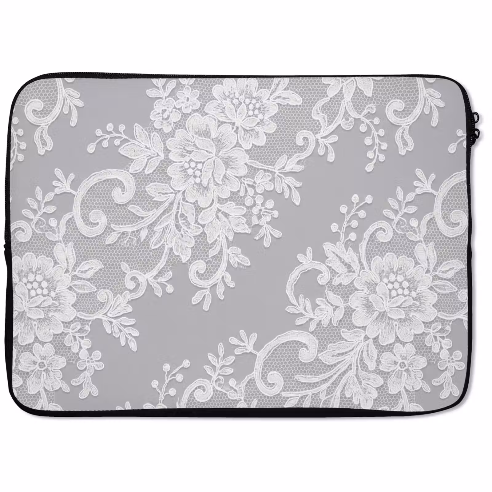 Laptop hülle - Spitze – Blume – Muster — 1