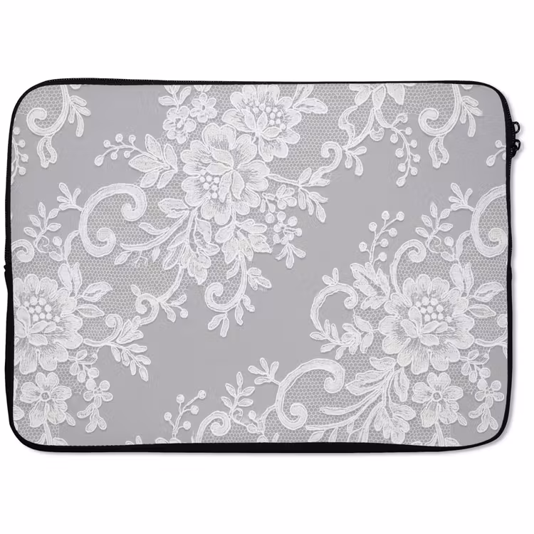 Laptop hülle - Spitze – Blume – Muster — 1