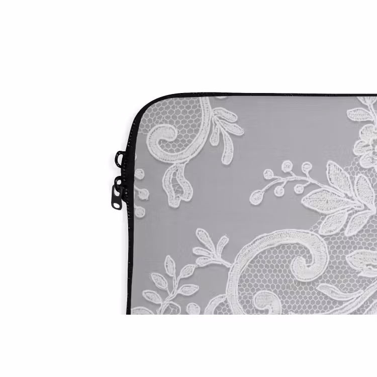 Laptop hülle - Spitze – Blume – Muster — 5