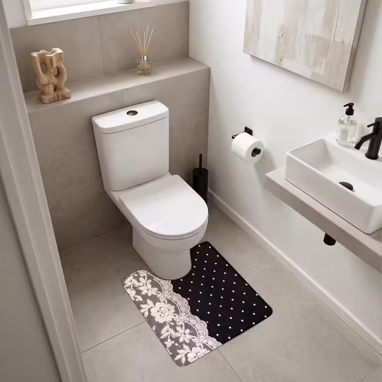 WC Vorleger - Weiße Spitze – Schnittmuster — 6