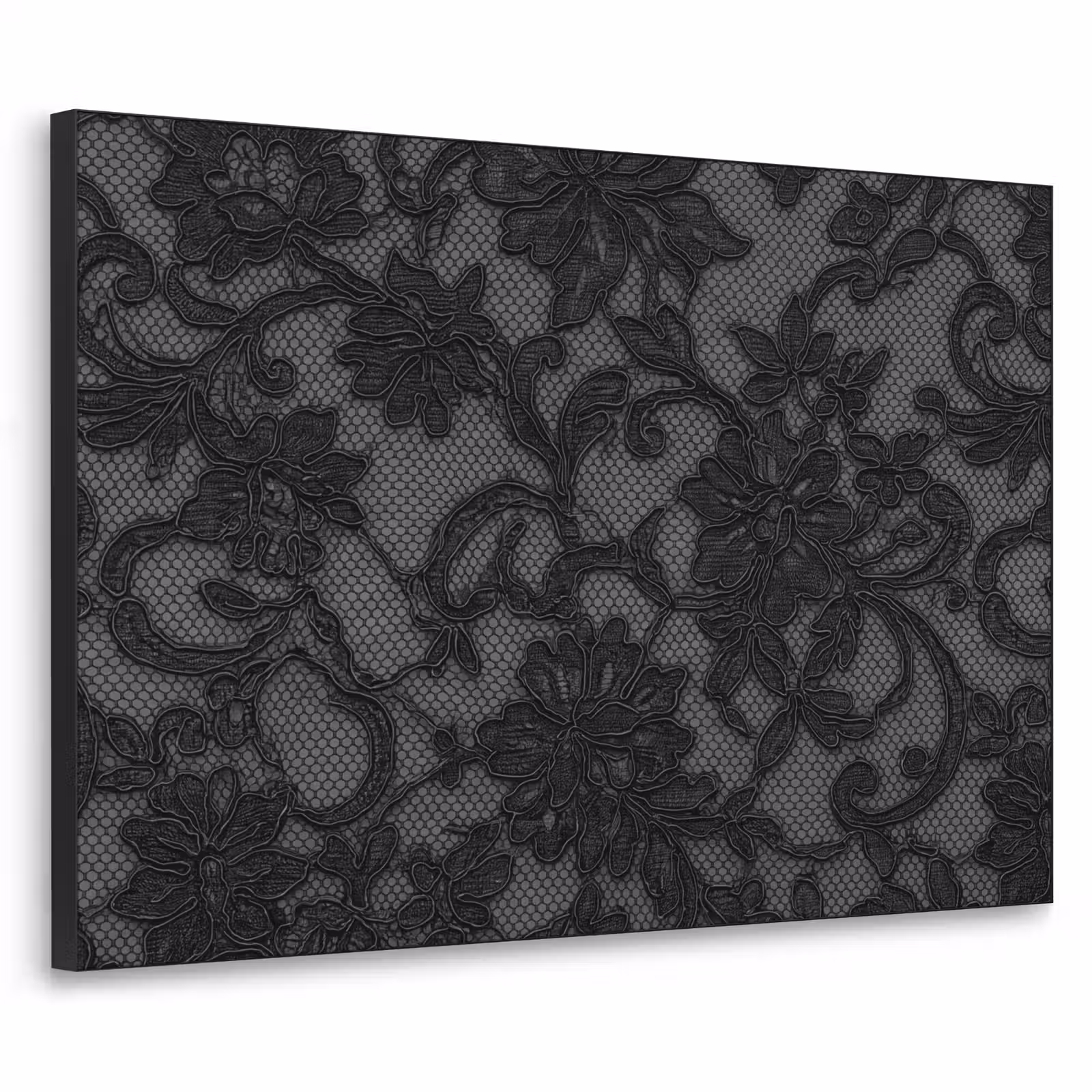 Art Frame - Spitze – Blumen – Schwarz — 1
