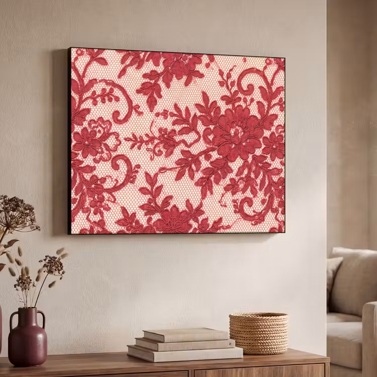 Art Frame - Rote Spitze – Blumen — 3