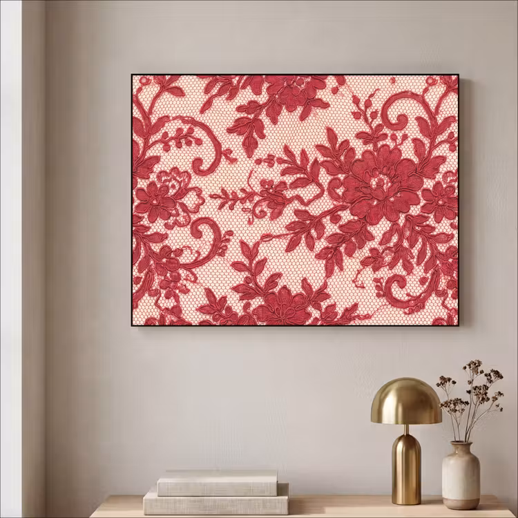 Art Frame - Rote Spitze – Blumen — 4