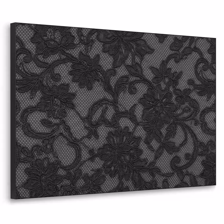Art Frame - Spitze – Blumen – Schwarz — 1