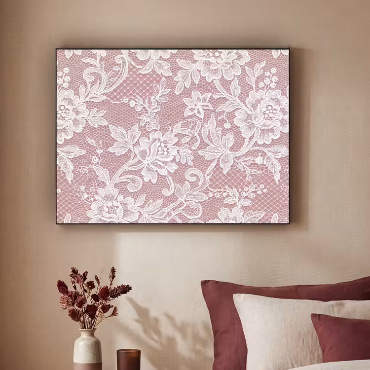 Art Frame - Spitze – Blumen – Weiß — 2