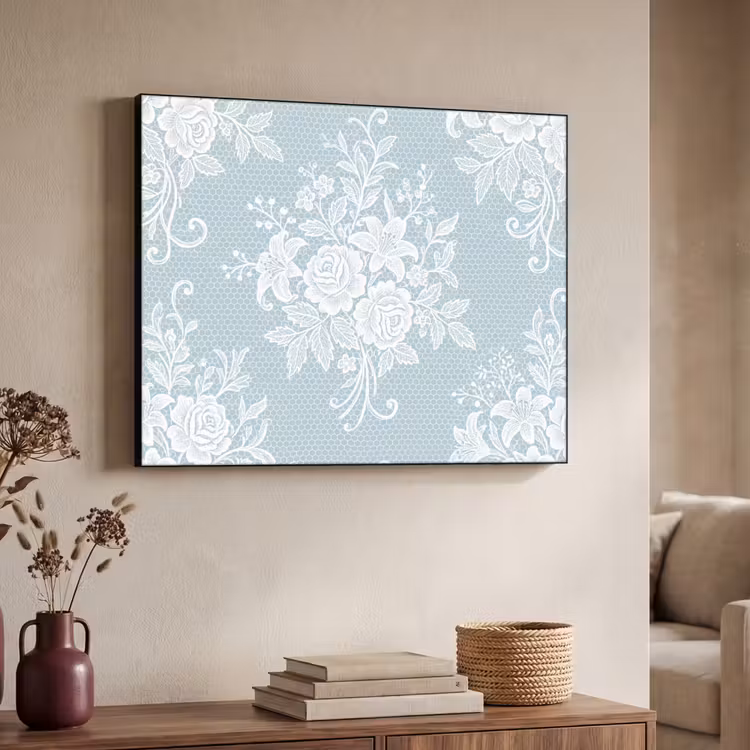 Art Frame - Weiß – Spitze – Vintage — 3