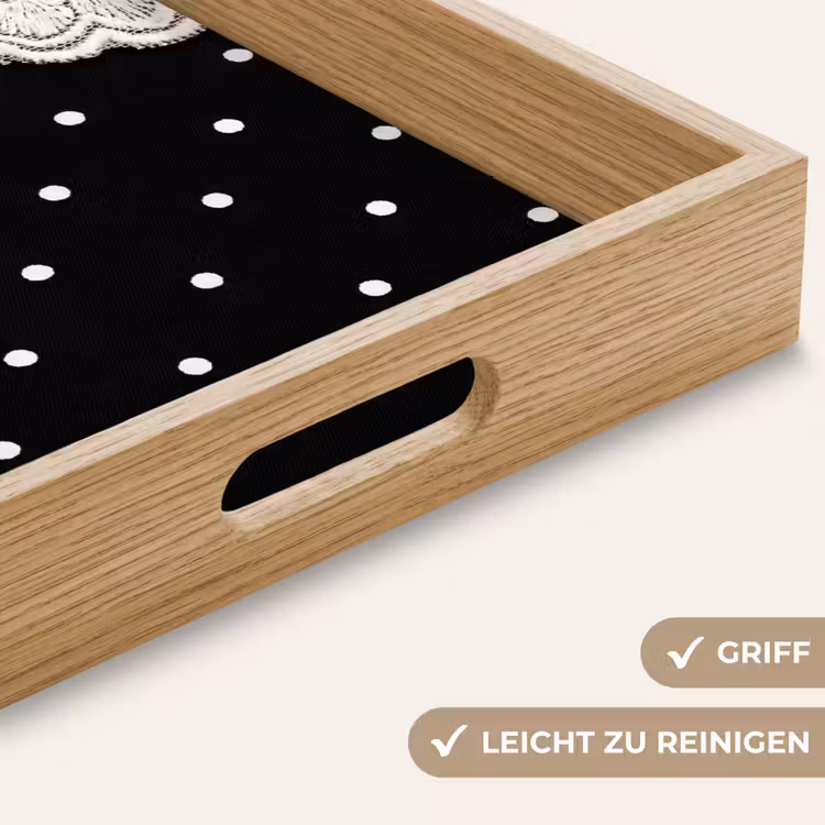 Tablett - Weiße Spitze – Schnittmuster — 5
