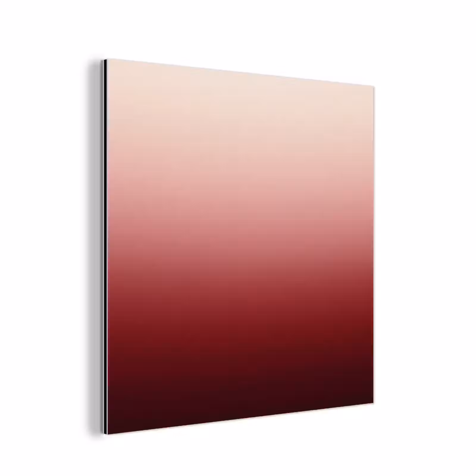 Alu-Dibond-Bild - Farbverlauf – Rot – Rosa — 1