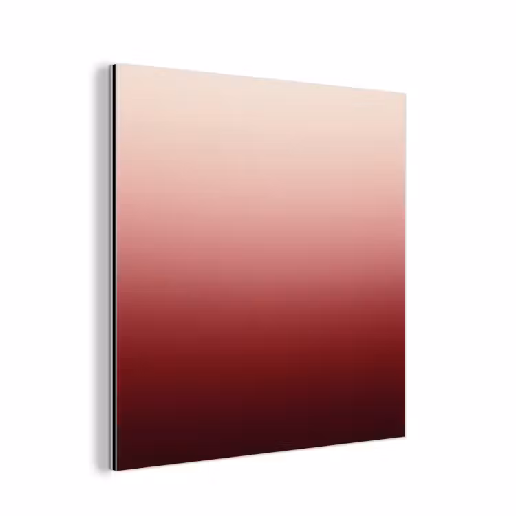 Alu-Dibond-Bild - Farbverlauf – Rot – Rosa — 1