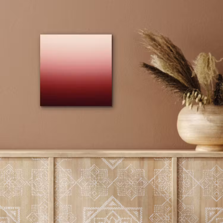 Alu-Dibond-Bild - Farbverlauf – Rot – Rosa — 5