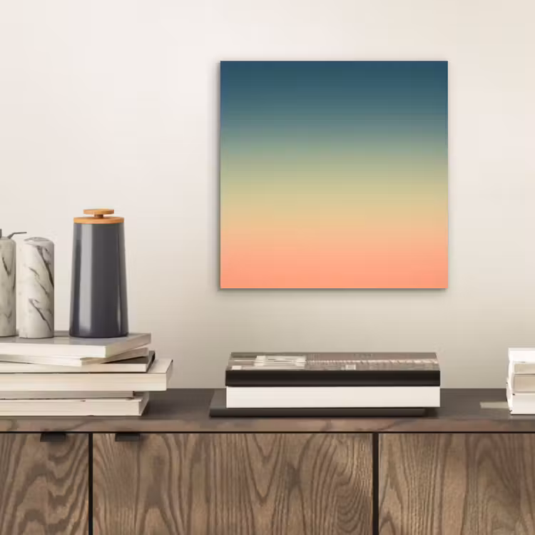 Alu-Dibond-Bild - Farbverlauf – Abstrakt – Modern — 2