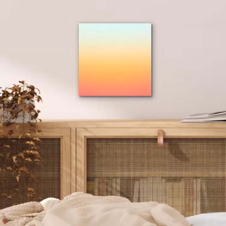 Alu-Dibond-Bild - Farbverlauf – Sanft – Farbe — 4