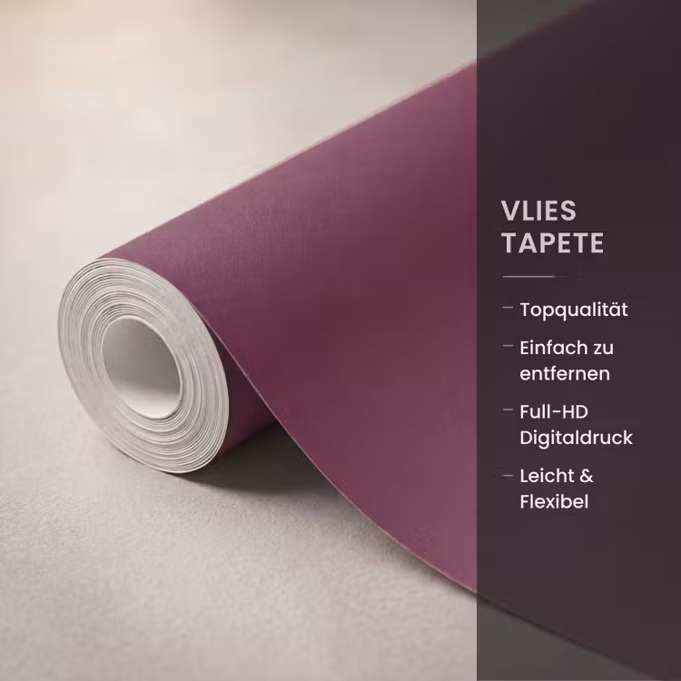 Tapete - Farbverlauf – Rot – Beige — 3