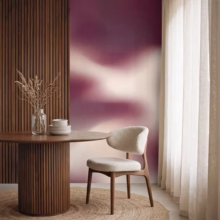 Tapete - Farbverlauf – Rot – Beige — 4