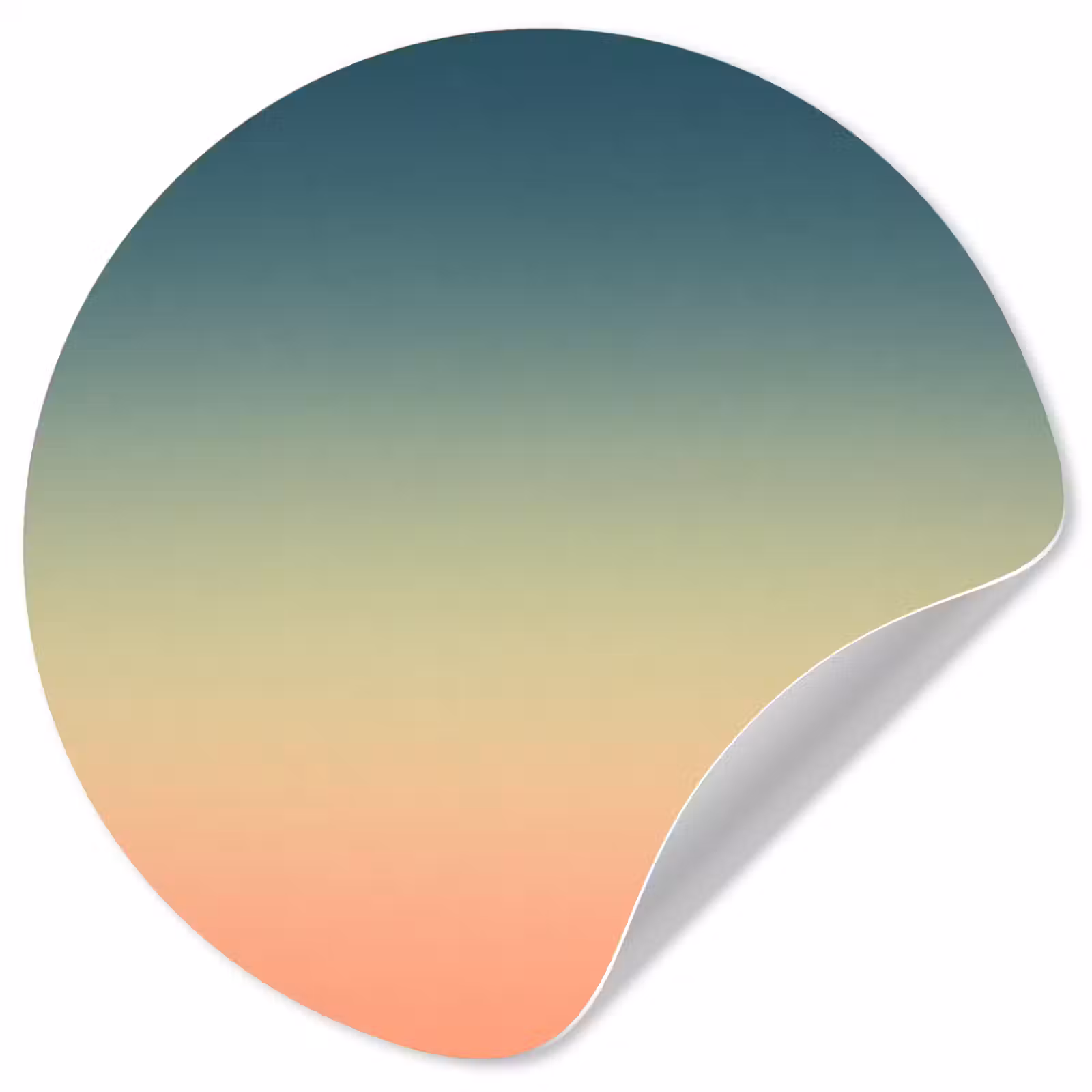 Runde Tapete - Farbverlauf – Abstrakt – Modern — 1